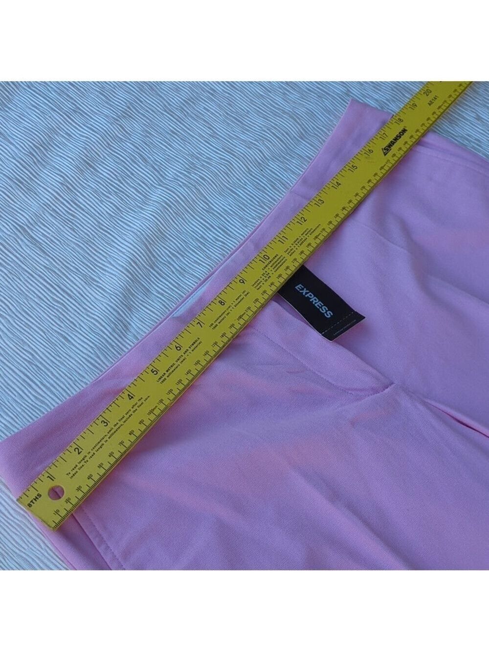 NWT Express Design Studio Pink Editor Pants, Size 12 - Picture 12 of 13